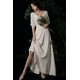 A-Line Long White V Neck Simple Prom Dresses Formal Evening Party Dresses XP101046 A-Line Long White V Neck Simple Prom Dresses Formal Evening Party Dresses XP101046