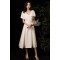 A-Line Short White V Neck Prom Dresses Formal Evening Party Dresses XP101047
