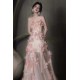 Affordable Long Pink Prom Dresses Formal Evening Party Dresses with Flowers XP101051