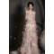 Affordable Long Pink Prom Dresses Formal Evening Party Dresses with Flowers XP101051