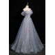 A-Line Gray Blue Off the Shoulder Sparkle Prom Dresses Formal Evening Party Dresses XP101053 A-Line Gray Blue Off the Shoulder Sparkle Prom Dresses Formal Evening Party Dresses XP101053