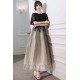 A-Line Lace and Sequins Tulle Prom Dresses Formal Evening Party Dresses with 3D Flowers XP101054 A-Line Lace and Sequins Tulle Prom Dresses Formal Evening Party Dresses with 3D Flowers XP101054