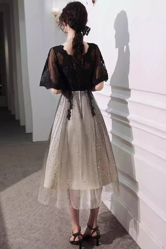 A-Line Lace and Sequins Tulle Prom Dresses Formal Evening Party Dresses with 3D Flowers XP101054 A-Line Lace and Sequins Tulle Prom Dresses Formal Evening Party Dresses with 3D Flowers XP101054