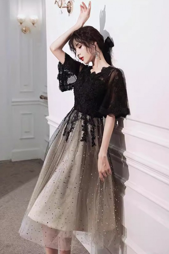 A-Line Lace and Sequins Tulle Prom Dresses Formal Evening Party Dresses with 3D Flowers XP101054 A-Line Lace and Sequins Tulle Prom Dresses Formal Evening Party Dresses with 3D Flowers XP101054