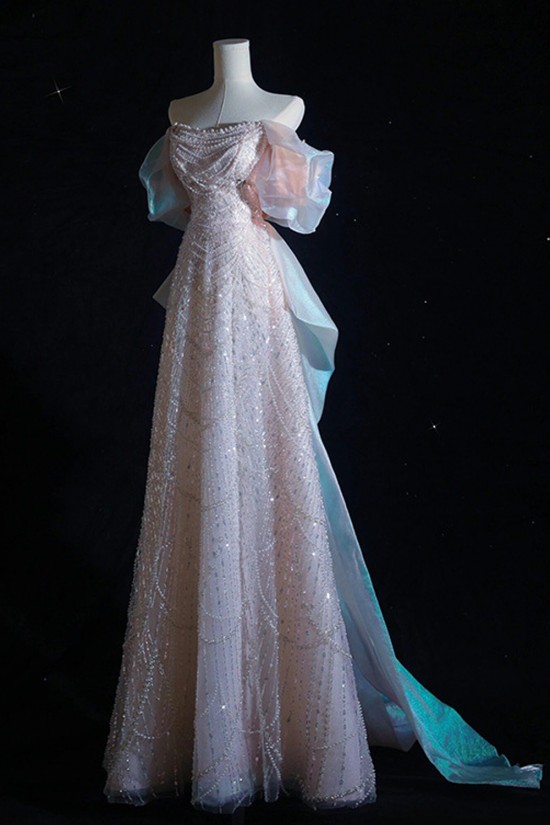 Elegant Heavy Beaded Long White Prom Dresses Formal Evening Party Dresses XP101059 Elegant Heavy Beaded Long White Prom Dresses Formal Evening Party Dresses XP101059