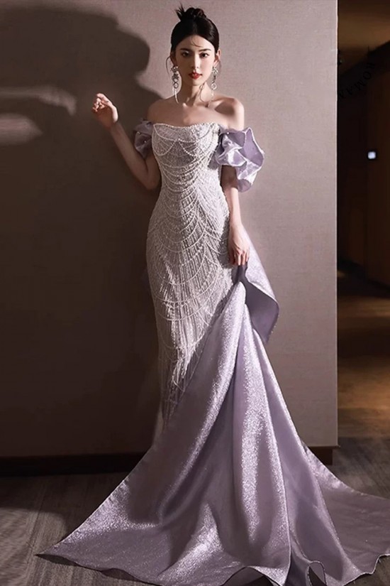 Elegant Heavy Beaded Long Purple Prom Dresses Formal Evening Party Dresses XP101060 Elegant Heavy Beaded Long Purple Prom Dresses Formal Evening Party Dresses XP101060