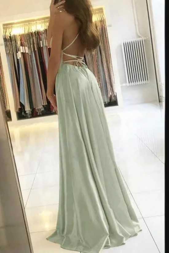 A-Line Simple Long Green Prom Dresses Formal Evening Party Dresses XP101064 A-Line Simple Long Green Prom Dresses Formal Evening Party Dresses XP101064