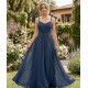 A-Line Long Green Chiffon Prom Dresses Formal Evening Party Dresses XP101066 A-Line Long Green Chiffon Prom Dresses Formal Evening Party Dresses XP101066