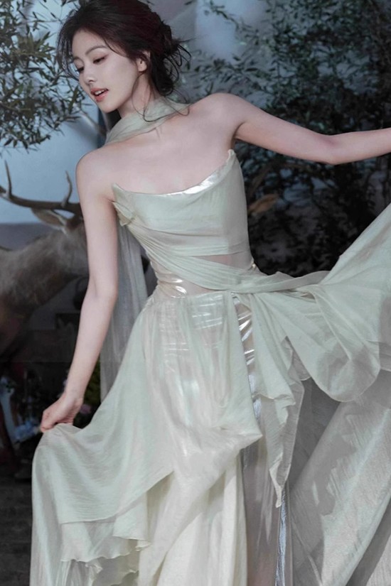 A-Line Strapless Fairy Long Prom Dresses Formal Evening Party Dresses XP101069 A-Line Strapless Fairy Long Prom Dresses Formal Evening Party Dresses XP101069