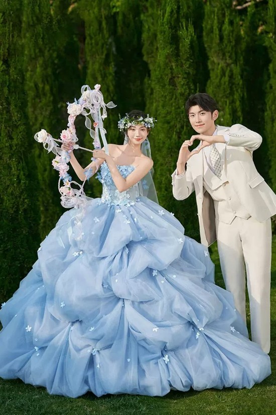 Affordable Long Blue Princess Prom Dresses Formal Evening Party Dresses XP101081 Affordable Long Blue Princess Prom Dresses Formal Evening Party Dresses XP101081