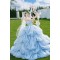 Affordable Long Blue Princess Prom Dresses Formal Evening Party Dresses XP101081