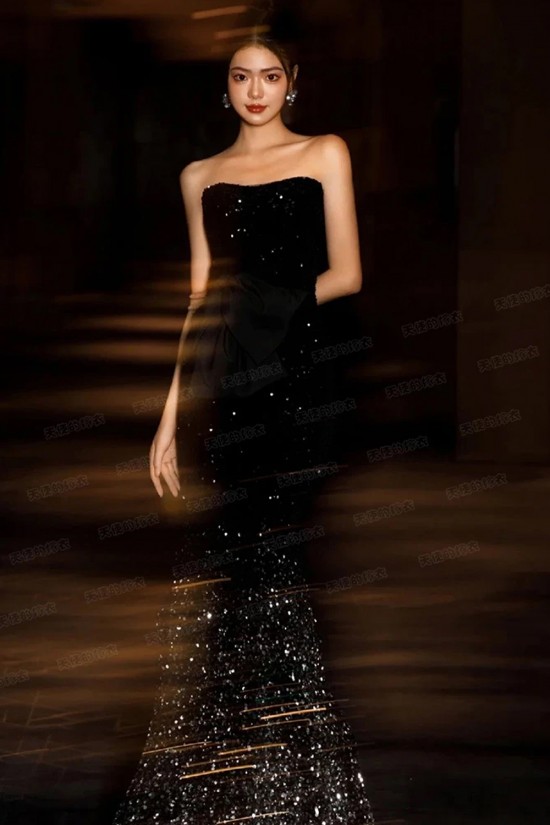 Long Black Mermaid Sequins Prom Dresses Formal Evening Party Dresses XP101086 Long Black Mermaid Sequins Prom Dresses Formal Evening Party Dresses XP101086
