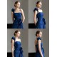A-Line Long Blue One Shoulder Prom Dresses Formal Evening Party Dresses with 3D Flowers XP101087 A-Line Long Blue One Shoulder Prom Dresses Formal Evening Party Dresses with 3D Flowers XP101087