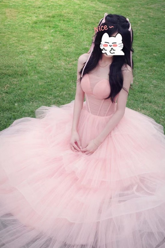Gorgeous Fairy Pink Tulle Princess Prom Dresses Formal Evening Birthday Party Dresses XP101090 Gorgeous Fairy Pink Tulle Princess Prom Dresses Formal Evening Birthday Party Dresses XP101090