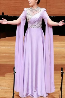 Elegant Beaded Long Purple Prom Dresses Formal Performance Dress Evening Party Dresses XP101096 Elegant Beaded Long Purple Prom Dresses Formal Performance Dress Evening Party Dresses XP101096