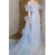 Elegant Long Blue Mermaid Sequins and Tulle Off the Shoulder Prom Dresses Formal Evening Party Dresses XP101099 Elegant Long Blue Mermaid Sequins and Tulle Off the Shoulder Prom Dresses Formal Evening Party Dresses XP101099