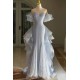 Elegant Long Blue Mermaid Sequins and Tulle Off the Shoulder Prom Dresses Formal Evening Party Dresses XP101099 Elegant Long Blue Mermaid Sequins and Tulle Off the Shoulder Prom Dresses Formal Evening Party Dresses XP101099