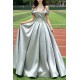 A-Line Light Blue Off the Shoulder Long Prom Dresses Formal Evening Party Dresses XP101100 A-Line Light Blue Off the Shoulder Long Prom Dresses Formal Evening Party Dresses XP101100