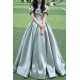 A-Line Light Blue Off the Shoulder Long Prom Dresses Formal Evening Party Dresses XP101100 A-Line Light Blue Off the Shoulder Long Prom Dresses Formal Evening Party Dresses XP101100