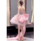 Affordable Fairy Beaded Short Pink Prom Dresses Homecoming Cocktail Birthday Party Dresses XP101103