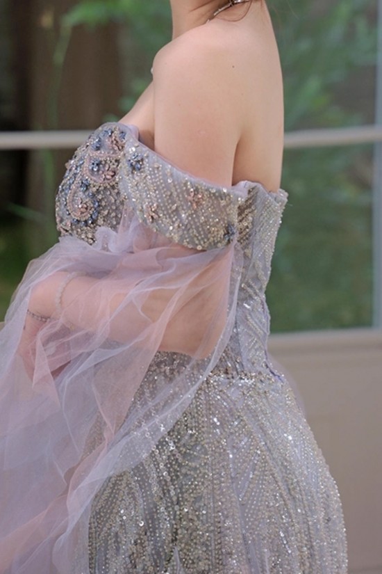 A-Line Fairy Off the Shoulder Sparkle Tulle Prom Dresses Formal Evening Party Dresses XP101104 A-Line Fairy Off the Shoulder Sparkle Tulle Prom Dresses Formal Evening Party Dresses XP101104