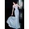 Elegant Long Blue Sparkle Beaded Prom Dresses Formal Evening Party Dresses XP101105