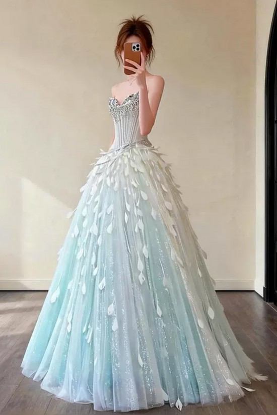 Fairy Light Green Beaded Tulle Long Prom Dresses Formal Evening Party Dresses XP101108 Fairy Light Green Beaded Tulle Long Prom Dresses Formal Evening Party Dresses XP101108