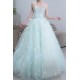 Fairy Light Green Beaded Tulle Long Prom Dresses Formal Evening Party Dresses XP101108 Fairy Light Green Beaded Tulle Long Prom Dresses Formal Evening Party Dresses XP101108