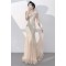 Elegant Mermaid Off the Shoulder Sequins Long Prom Dresses Formal Evening Party Dresses XP101118